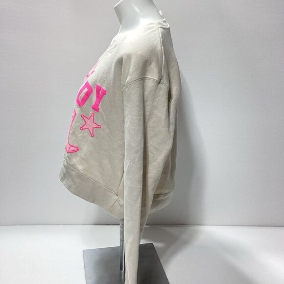 Relaxx Sweatshirt Howdy Western Theme Crop Pullover L - Picture 2 of 11